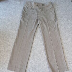 Ralph Lauren 32x30 Brown Houndstooth Dress Pants Flat Front Trousers 33x28